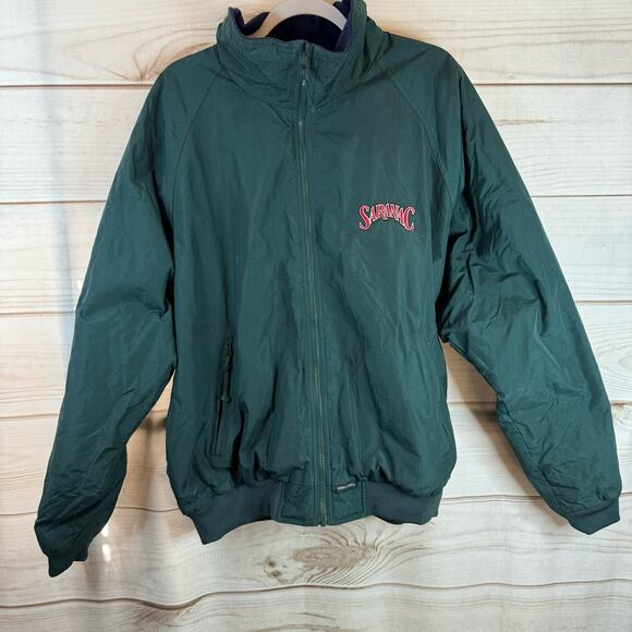 Sierra Sport Green Fleece Full Zip Jacket "Saranac" Size XL - Picture 1 of 8